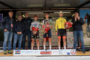Il podio della Coppa Montes 2025 (foto Photors.it)