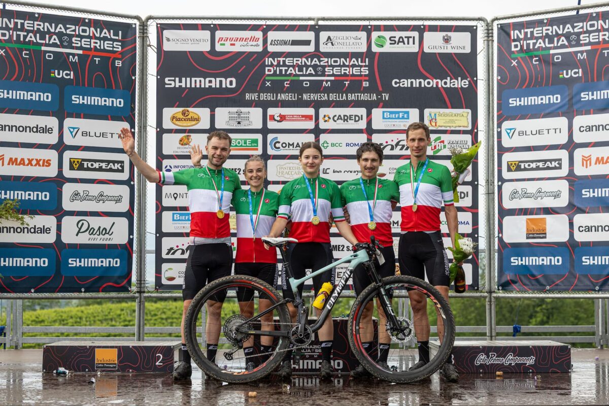 Sul podio tricolore di Nervesa della Battaglia anche Trinx Factory Team e Team Sogno Veneto