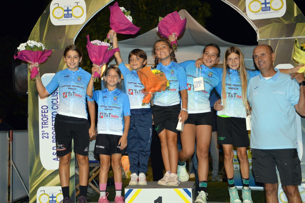 Le nuove campionesse di Brescia della categoria giovanissimi