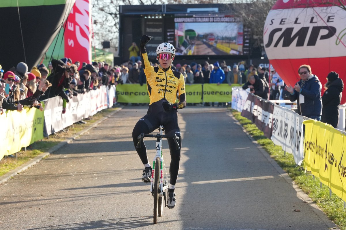 Patrik Pezzo Rosola vince gli Italiani Ciclocross 2026 a Brugherio - photo Giorgio De Negri
